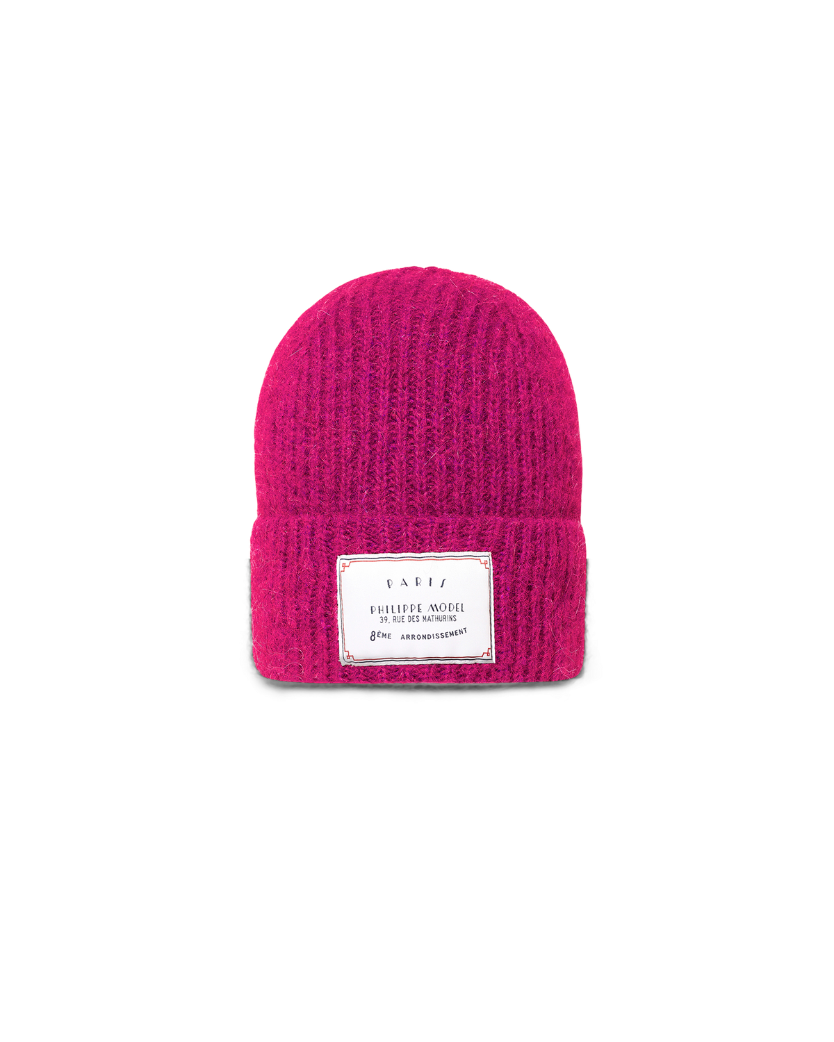 BEANIES - BEANIE UNISEX MOHAIR FUCSIA