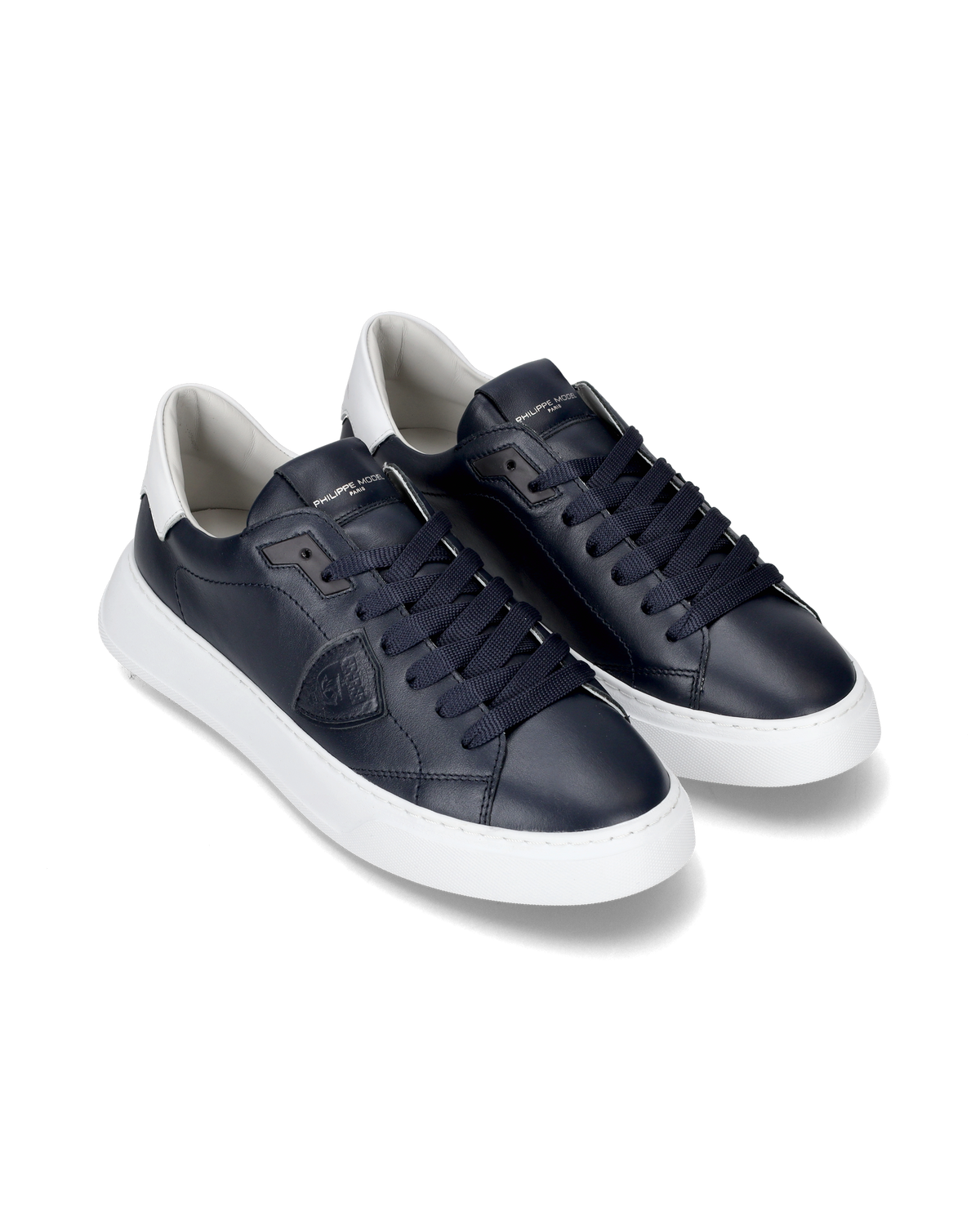 SNEAKERS CASUAL TEMPLE MEN VEAU BLEU