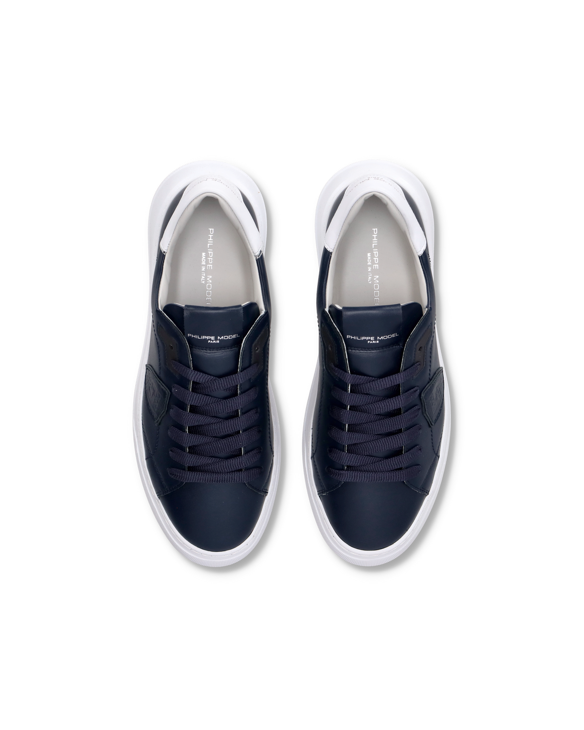 SNEAKERS CASUAL TEMPLE MEN VEAU BLEU