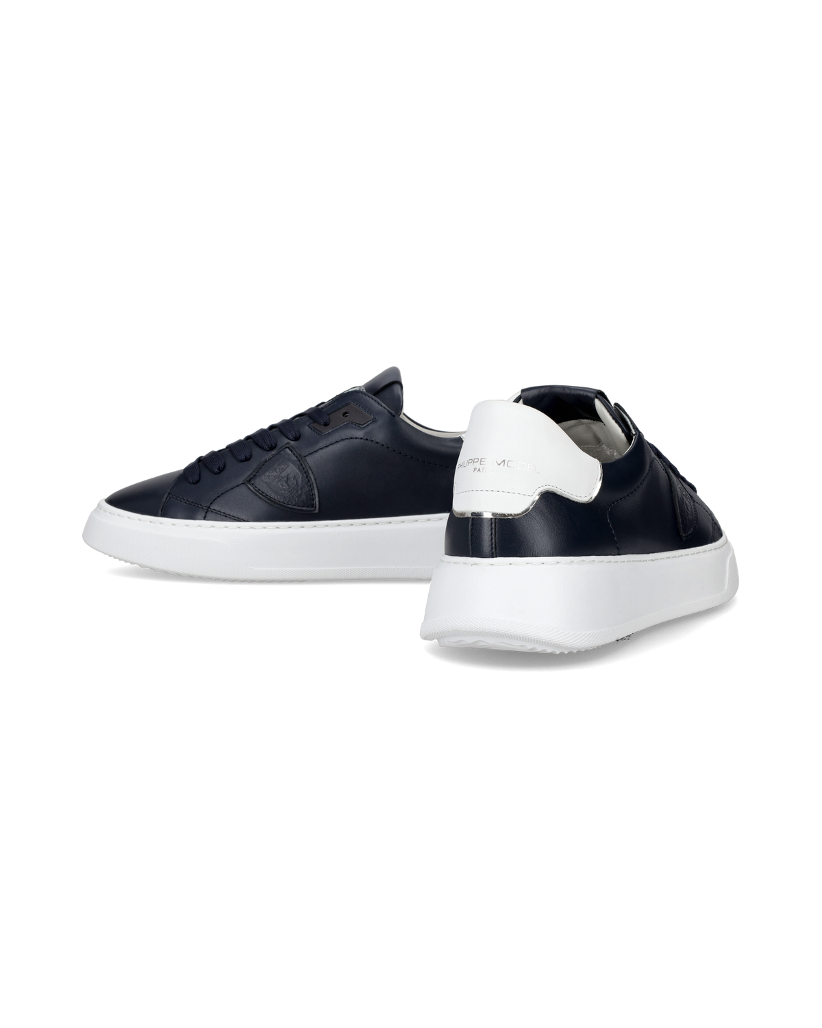 SNEAKERS CASUAL TEMPLE MEN VEAU BLEU