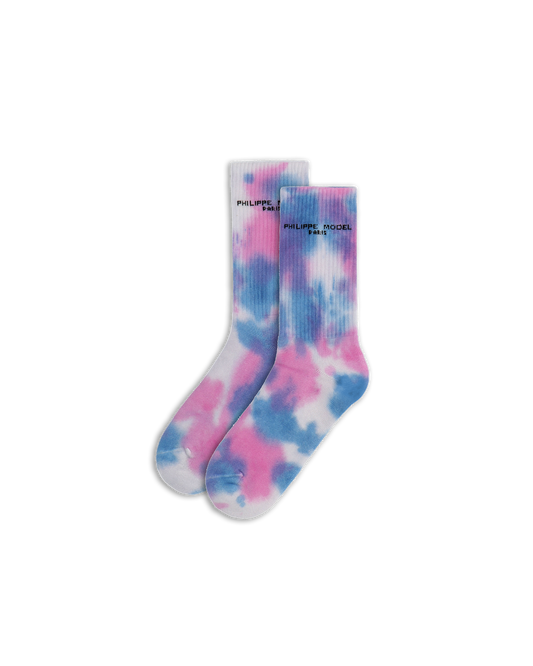 CHAUSSETTE ANTOINE COTON UNISEX TYE DYE AZUL