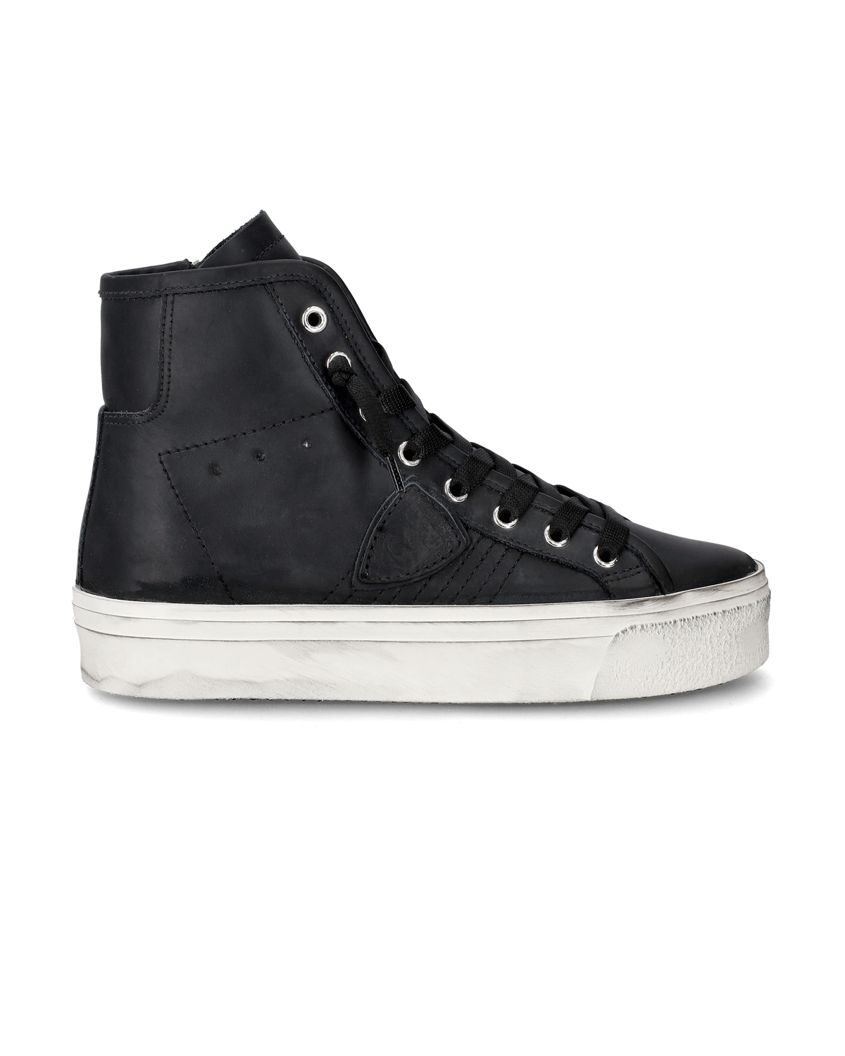 SNEAKERS CASUAL PARIS HAUTE WOMEN VEAU NOIR