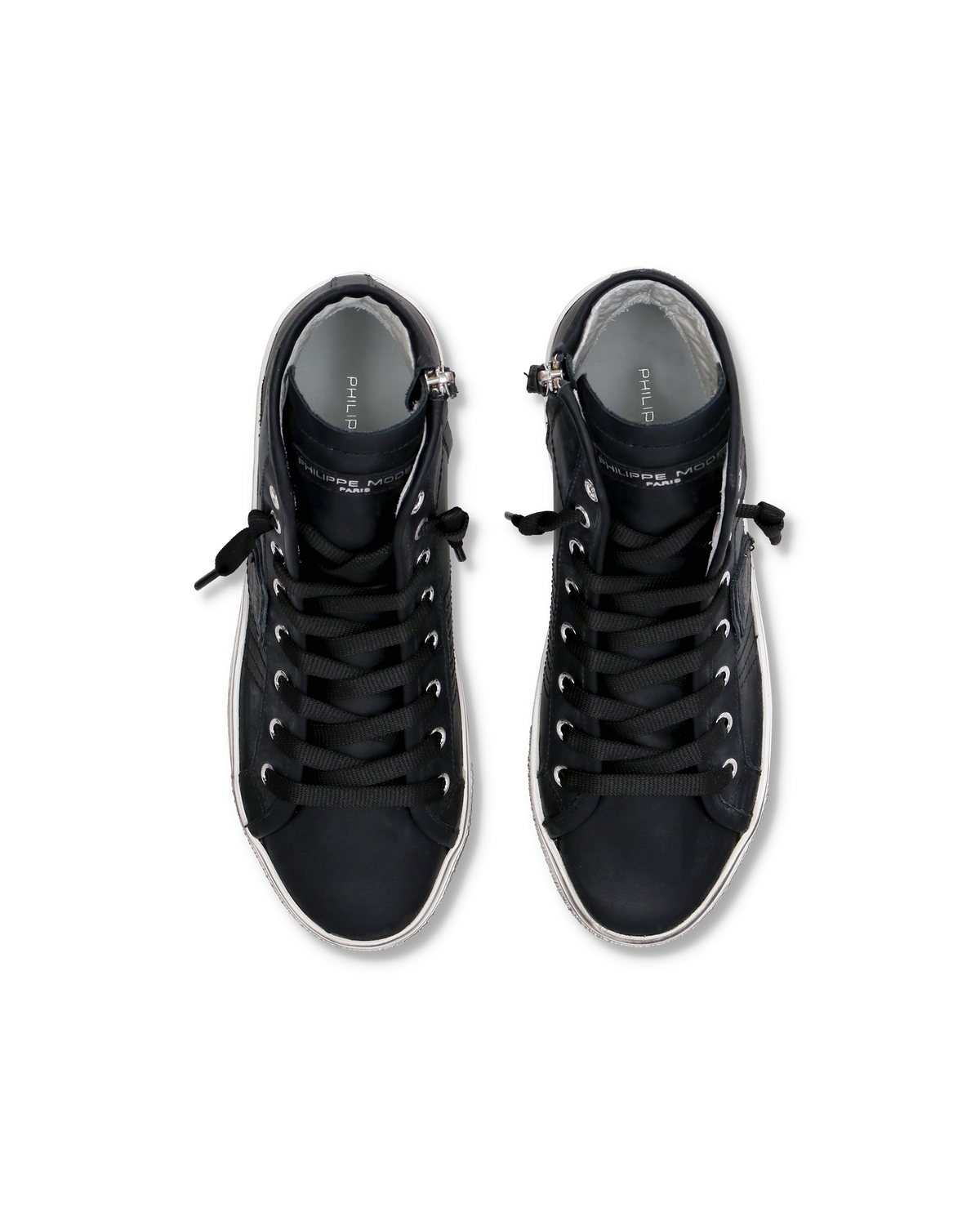 SNEAKERS CASUAL PARIS HAUTE WOMEN VEAU NOIR