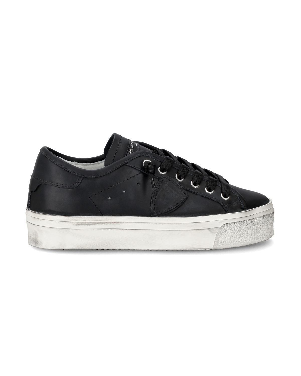 SNEAKERS CASUAL PARIS HAUTE WOMEN VEAU NOIR