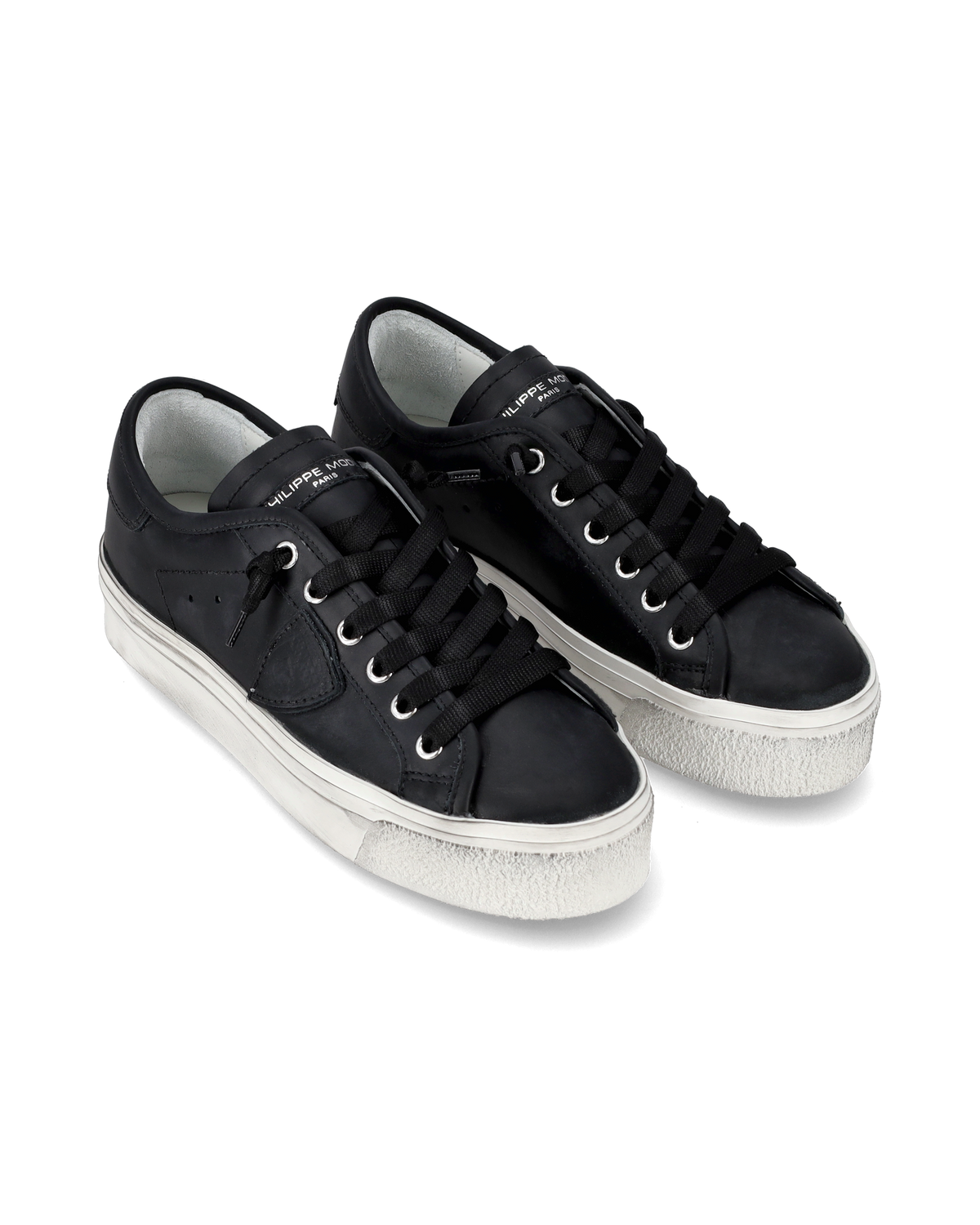 SNEAKERS CASUAL PARIS HAUTE WOMEN VEAU NOIR